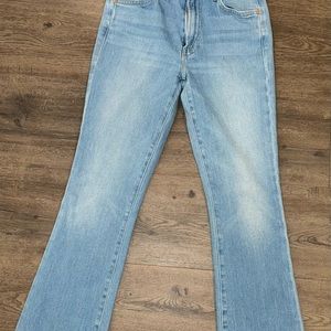 MOTHER Insider Crop Step Fray Size 25